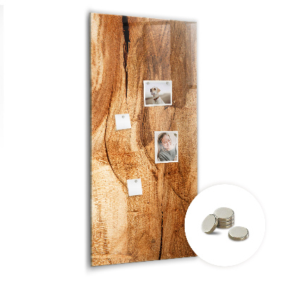 Tableau aimanté décoration Bois naturel