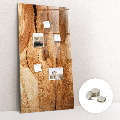 Tableau aimanté décoration Bois naturel