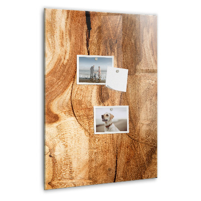 Tableau aimanté décoration Bois naturel