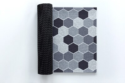 Paillasson extérieur Géométrie hexagone