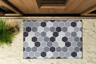 Paillasson extérieur Géométrie hexagone