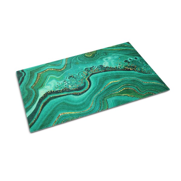 Paillasson extérieur Marbre aux nuances de turquoise