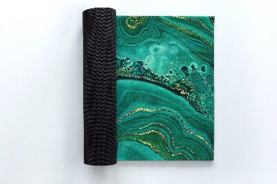 Paillasson extérieur Marbre aux nuances de turquoise
