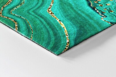 Paillasson extérieur Marbre aux nuances de turquoise