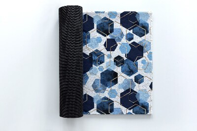Paillasson extérieur Hexagone abstrait
