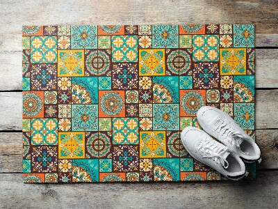 Paillasson extérieur Mosaïque multicolore