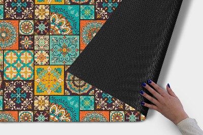 Paillasson extérieur Mosaïque multicolore