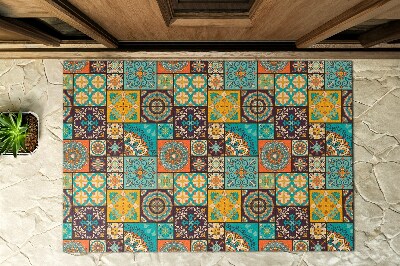 Paillasson extérieur Mosaïque multicolore