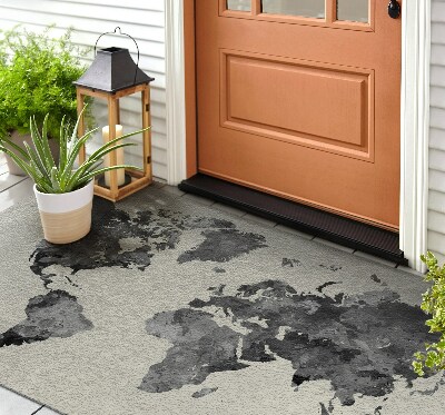 Paillasson extérieur Globe cartographique