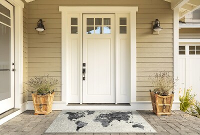 Paillasson extérieur Globe cartographique