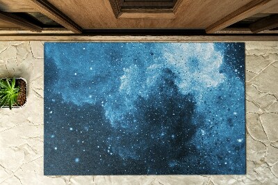 Paillasson extérieur Abstraction bleue