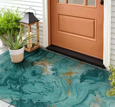Paillasson extérieur Marbre turquoise