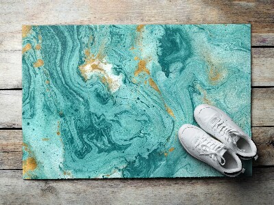 Paillasson extérieur Marbre turquoise