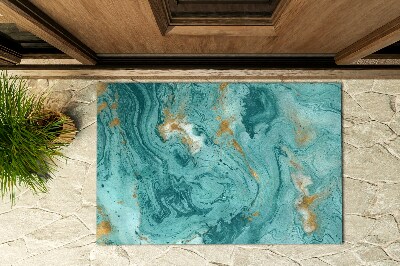 Paillasson extérieur Marbre turquoise