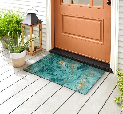 Paillasson extérieur Marbre turquoise