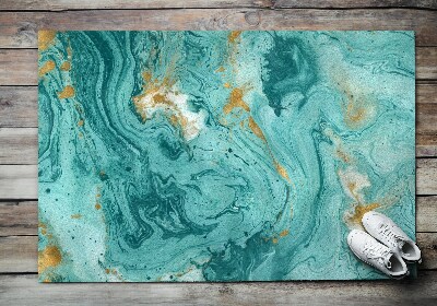 Paillasson extérieur Marbre turquoise
