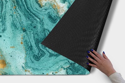 Paillasson extérieur Marbre turquoise