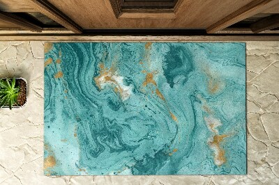 Paillasson extérieur Marbre turquoise
