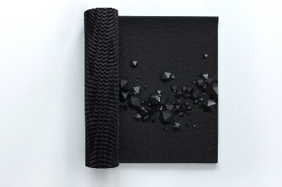 Paillasson extérieur Abstraction noire