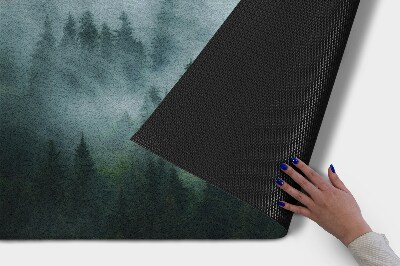 Paillasson extérieur Brouillard forestier