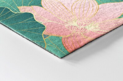 Paillasson extérieur Fleurs et oiseaux