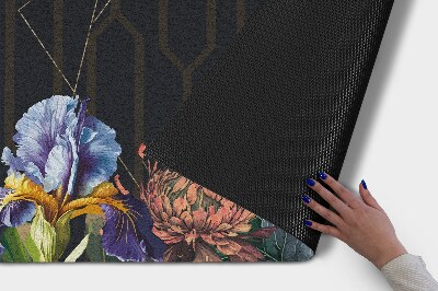 Paillasson extérieur Oiseau fleur