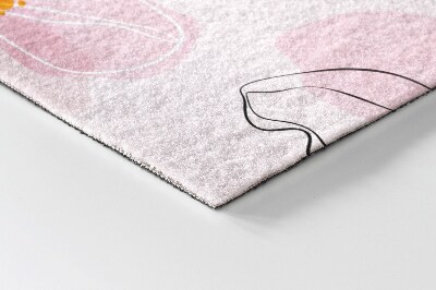 Paillasson extérieur Fleurs roses