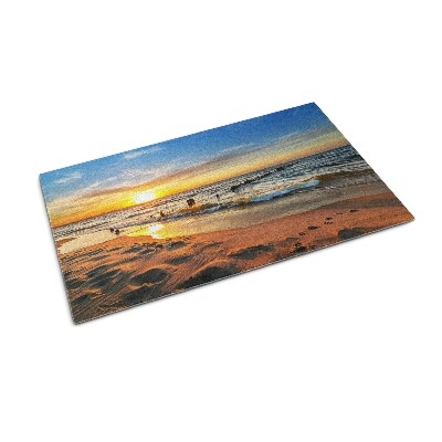 Paillasson extérieur Coucher de soleil sur la plage