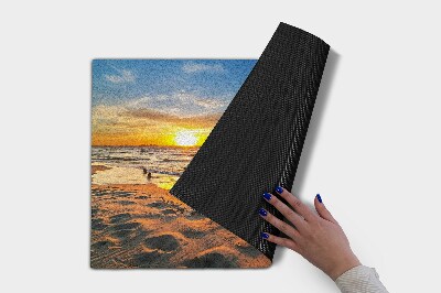 Paillasson extérieur Coucher de soleil sur la plage