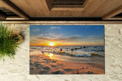 Paillasson extérieur Coucher de soleil sur la plage