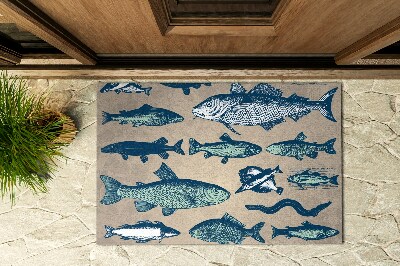 Paillasson extérieur Modèle de pêcheur