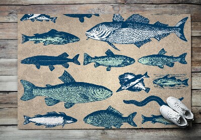 Paillasson extérieur Modèle de pêcheur