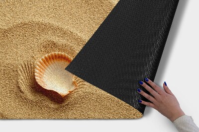 Paillasson extérieur Un coquillage sur la plage