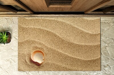 Paillasson extérieur Un coquillage sur la plage