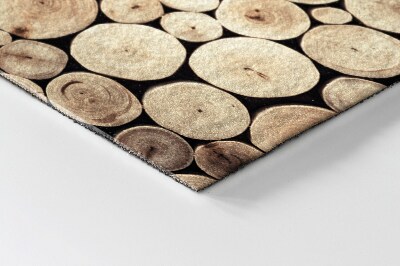Paillasson extérieur Un tas de bois