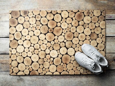 Paillasson extérieur Un tas de bois