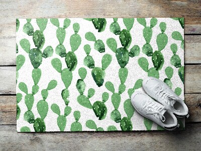 Paillasson extérieur Cactus à l'aquarelle