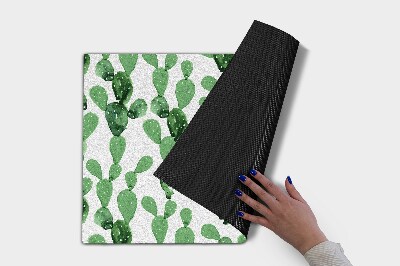 Paillasson extérieur Cactus à l'aquarelle