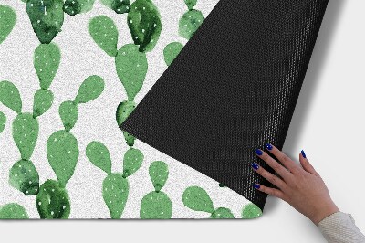 Paillasson extérieur Cactus à l'aquarelle