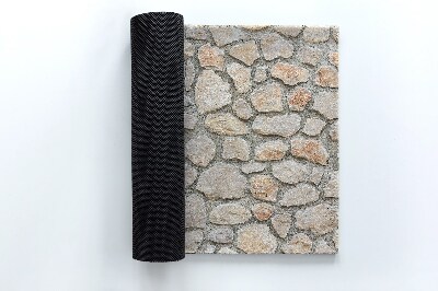 Paillasson extérieur Mur de pierres