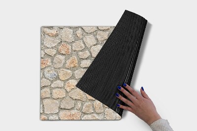 Paillasson extérieur Mur de pierres