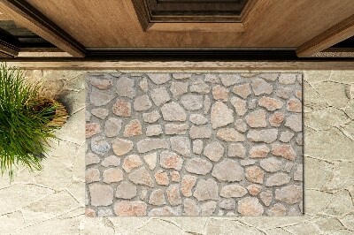 Paillasson extérieur Mur de pierres