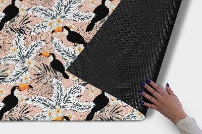 Paillasson extérieur Toucan parmi la verdure