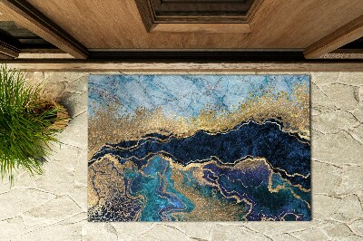 Paillasson extérieur Marbre bleu
