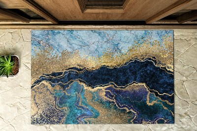 Paillasson extérieur Marbre bleu