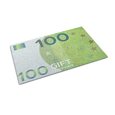 Paillasson extérieur L'argent en euros