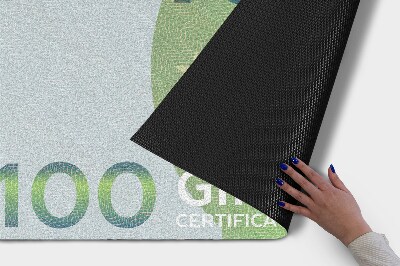Paillasson extérieur L'argent en euros