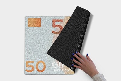 Paillasson extérieur Monnaie euro