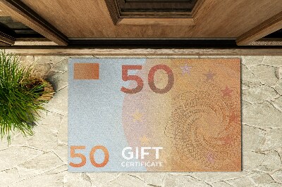 Paillasson extérieur Monnaie euro