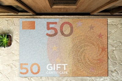 Paillasson extérieur Monnaie euro